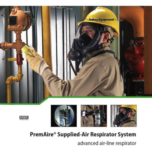 MSA 10045161, PremAire Supplied Air Respirator System, Firehawk Slide Reg, 10-minute cylinder